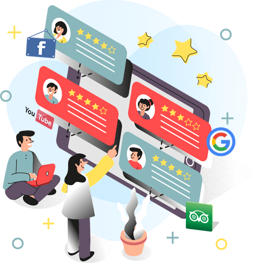 Полное руководство по реагированию на онлайн-обзоры: обзоры Google, Facebook, TripAdvisor, RateMDs и многое другое.