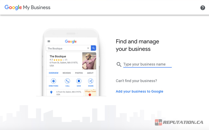 Google Мой бизнес Отправить