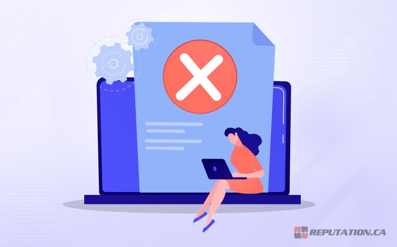 Попытка удалить контент