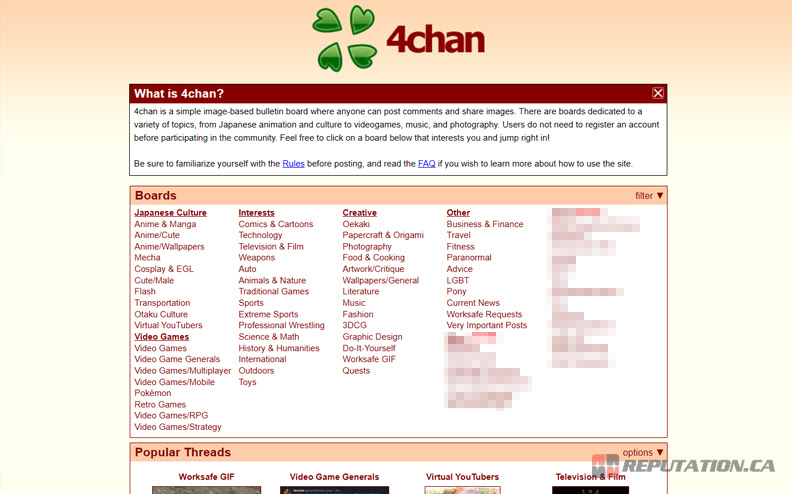 Как связаться с администраторами 4chan